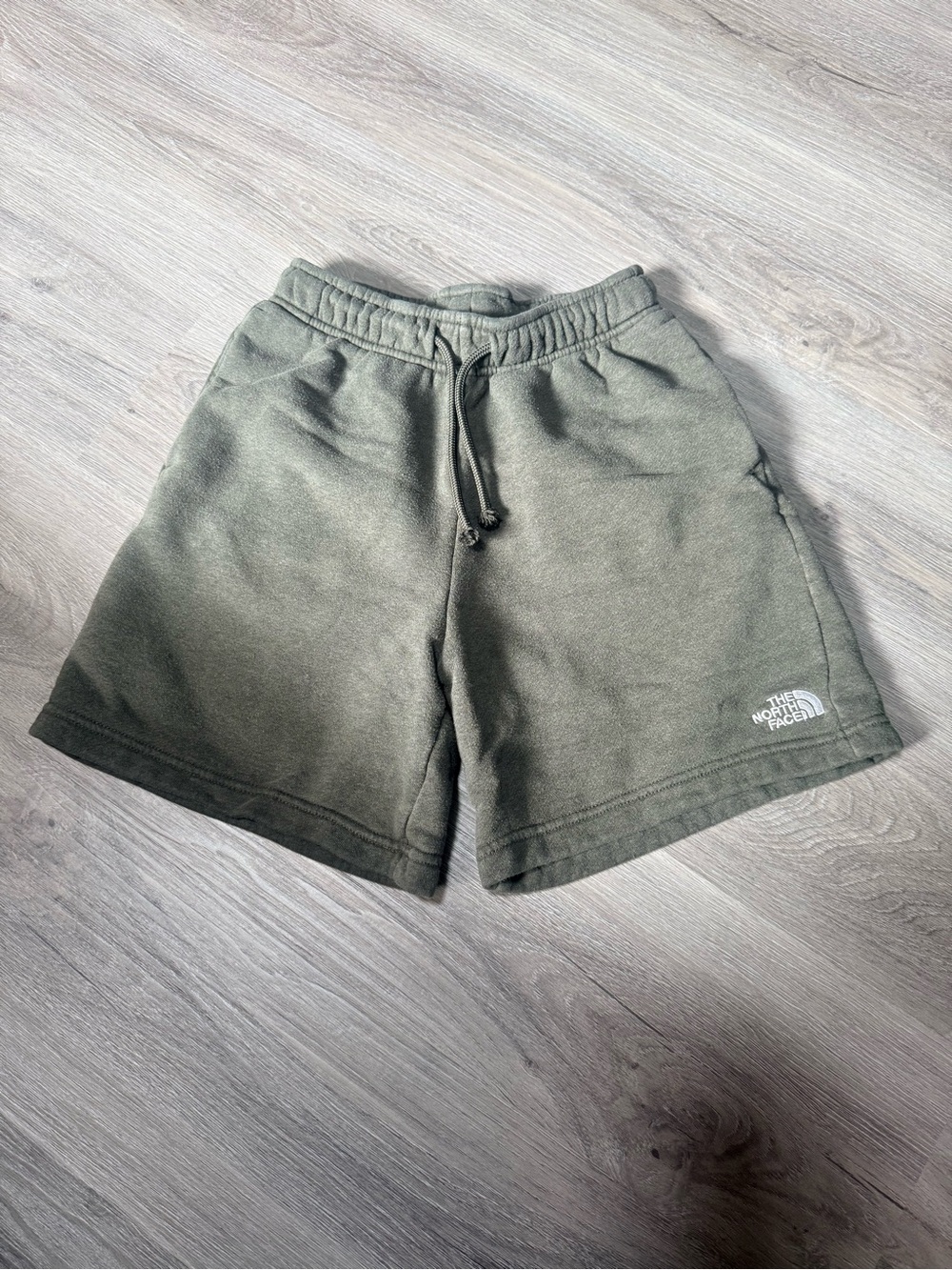 The North Face Men’s Olive Shorts with Drawstring